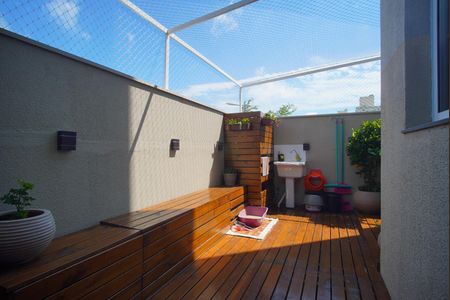 Sala - Área Externa de apartamento à venda com 2 quartos, 72m² em Morro Santana, Porto Alegre
