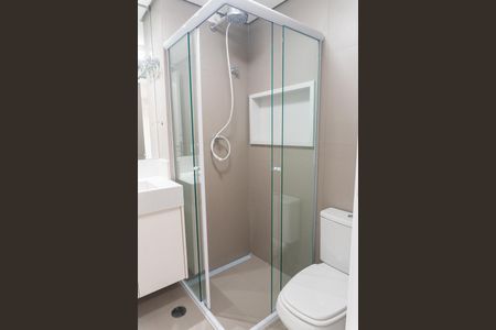 Banheiro de kitnet/studio para alugar com 1 quarto, 25m² em Vila da Saúde, São Paulo