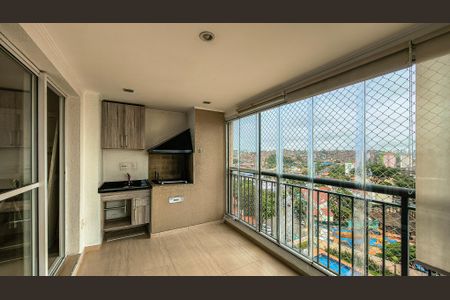 Varanda da Sala de apartamento para alugar com 3 quartos, 75m² em Parque Alves de Lima, São Paulo