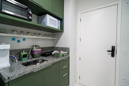 Studio à venda com 25m², 1 quarto e sem vagaCozinha