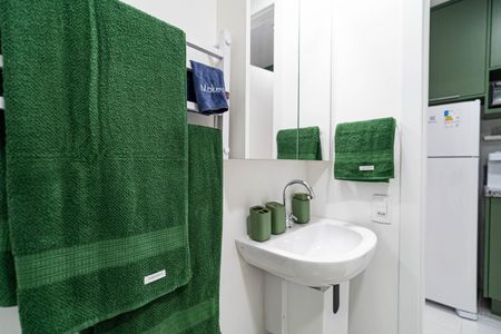 Studio à venda com 25m², 1 quarto e sem vagaBanheiro Social