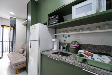 Studio à venda com 25m², 1 quarto e sem vagaCozinha