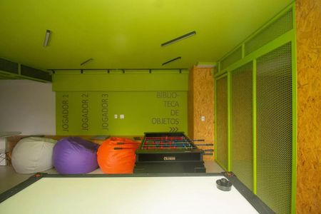 Apartamento à venda com 44m², 2 quartos e sem vagaSalão de jogos