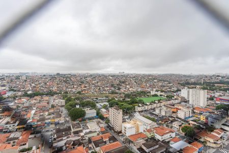 Vista da varanda  de apartamento à venda com 1 quarto, 45m² em Vila Santa Luzia, São Bernardo do Campo