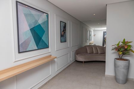 Apartamento à venda com 45m², 1 quarto e 1 vagaHall social 