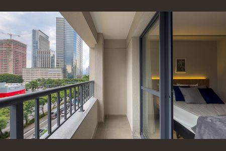 Sacada de apartamento à venda com 1 quarto, 24m² em Vila Cordeiro, São Paulo