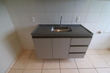 Cozinha  de apartamento para alugar com 2 quartos, 42m² em Bonfim Paulista, Ribeirão Preto