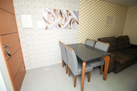 Sala de Jantar de apartamento à venda com 2 quartos, 45m² em Vila Pires, Santo André