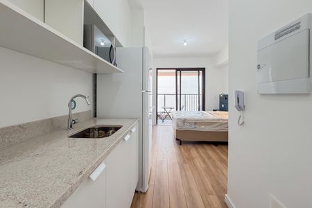 Studio para alugar com 25m², 1 quarto e sem vagaCozinha