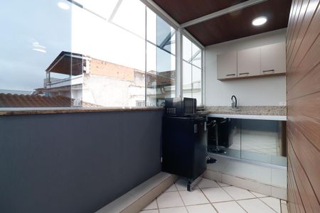 Cozinha de kitnet/studio para alugar com 1 quarto, 21m² em Parque Cisper, São Paulo