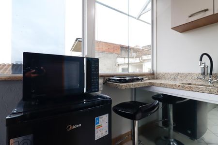 Studio para alugar com 21m², 1 quarto e sem vaga Studio para alugar com 21m², 1 quarto e sem vagaCozinha