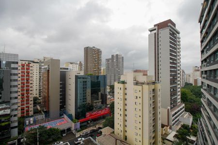 Vista da Varanda de kitnet/studio à venda com 1 quarto, 22m² em Paraíso, São Paulo