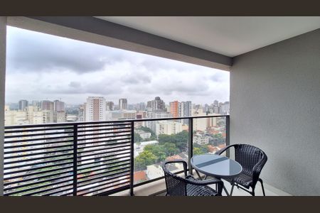 Studio para alugar com 28m², 1 quarto e sem vagaVaranda 