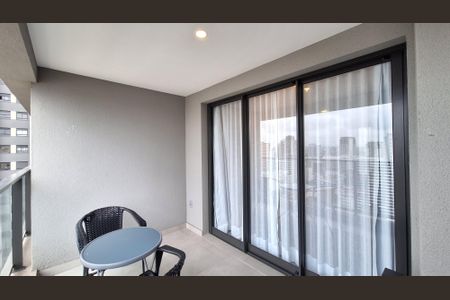 Studio para alugar com 28m², 1 quarto e sem vagaVaranda 