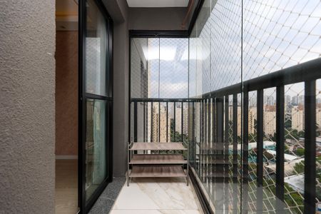Varanda da Sala de apartamento para alugar com 2 quartos, 42m² em Umarizal, São Paulo