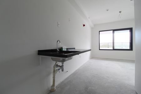 Cozinha de kitnet/studio à venda com 1 quarto, 30m² em Indianópolis, São Paulo