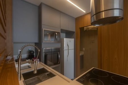 Apartamento à venda com 68m², 1 quarto e 2 vagasCozinha e Área de Serviço