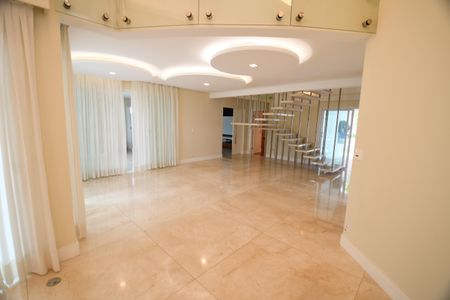 Sala de casa de condomínio para alugar com 4 quartos, 420m² em Loteamento Alphaville Campinas, Campinas