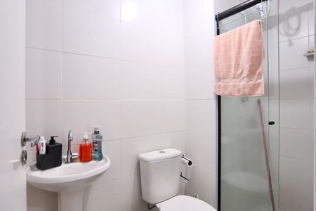 Banheiro de apartamento para alugar com 1 quarto, 32m² em Brás, São Paulo
