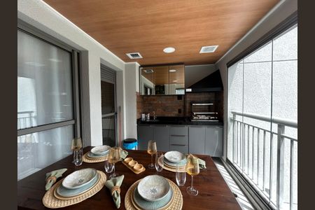 Varanda da Sala de apartamento para alugar com 2 quartos, 69m² em City América, São Paulo