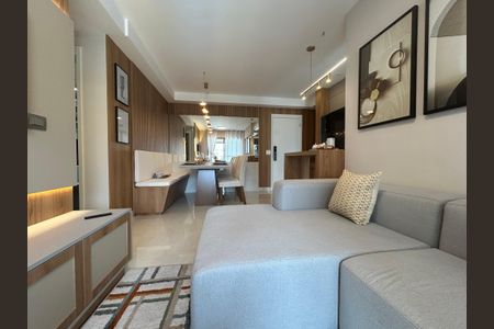 Sala de apartamento para alugar com 2 quartos, 69m² em City América, São Paulo