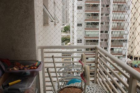 Varanda da Sala de apartamento à venda com 2 quartos, 61m² em Vila Dom Pedro I, São Paulo