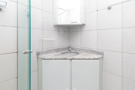 Banheiro de apartamento para alugar com 1 quarto, 40m² em Cristal, Porto Alegre