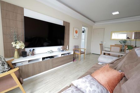 Sala e Sala de Jantar de apartamento à venda com 2 quartos, 79m² em Vila Sao Pedro, Santo André