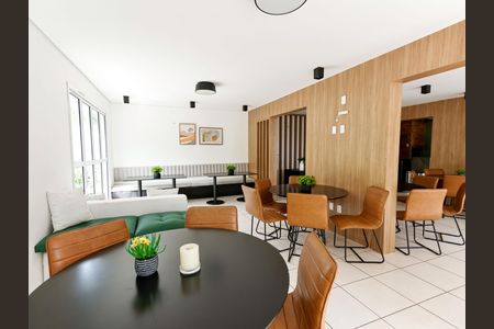 Apartamento à venda com 47m², 2 quartos e 1 vagaÁrea gourmet