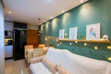 Sala de apartamento à venda com 2 quartos, 90m² em Jardim Alvorada, Santo André