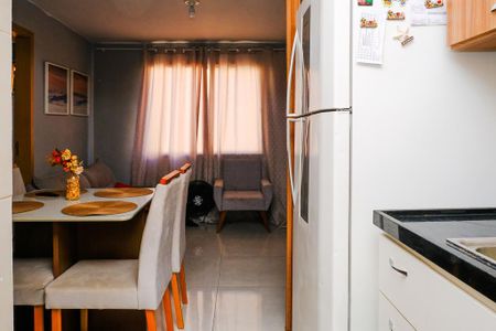 Cozinha de apartamento para alugar com 1 quarto, 47m² em Heliópolis, Belford Roxo