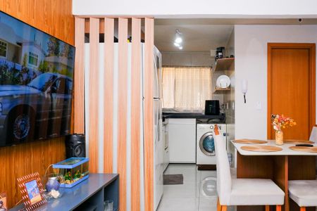 Sala de apartamento para alugar com 1 quarto, 47m² em Heliópolis, Belford Roxo