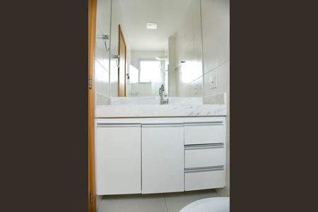 Apartamento à venda com 63m², 2 quartos e 2 vagasBanheiro da Suíte - Armários