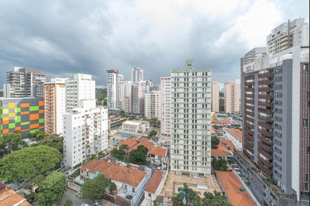 Varanda - Vista de kitnet/studio à venda com 1 quarto, 31m² em Jardim das Acacias, São Paulo