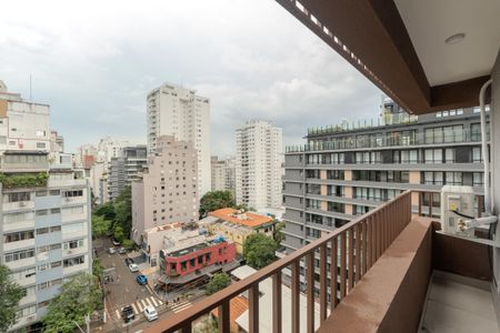 Studio para alugar com 26m², 1 quarto e sem vagaSacada