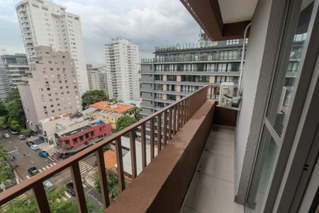 Studio para alugar com 26m², 1 quarto e sem vagaSacada