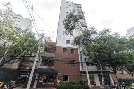 Studio para alugar com 26m², 1 quarto e sem vagaFachada