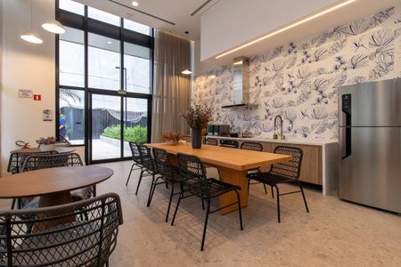 Studio para alugar com 35m², 1 quarto e sem vagaÁrea comum - Salão de festas