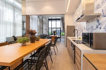 Studio para alugar com 35m², 1 quarto e sem vagaÁrea comum - Salão de festas