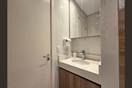 Studio para alugar com 24m², 1 quarto e sem vaga Studio para alugar com 24m², 1 quarto e sem vagaBanheiro