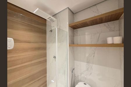 Studio para alugar com 24m², 1 quarto e sem vaga Studio para alugar com 24m², 1 quarto e sem vagaBanheiro