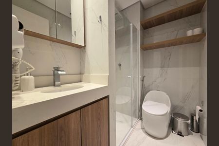 Studio para alugar com 24m², 1 quarto e sem vaga Studio para alugar com 24m², 1 quarto e sem vagaBanheiro