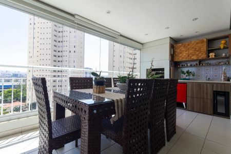 Varanda gourmet de apartamento à venda com 3 quartos, 160m² em Tatuapé, São Paulo