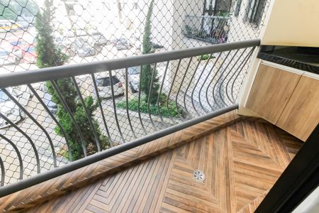 Varanda da Sala de apartamento à venda com 2 quartos, 68m² em Chácara Agrindus, Taboão da Serra