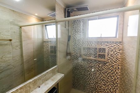 Banheiro - chuveiro de apartamento à venda com 2 quartos, 68m² em Chácara Agrindus, Taboão da Serra
