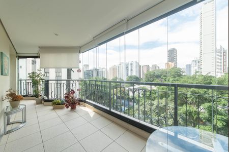Varanda de apartamento para alugar com 3 quartos, 172m² em Cidade Monções, São Paulo