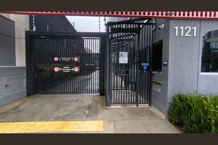 Studio para alugar com 27m², 1 quarto e sem vagaFachada + Plaquinha