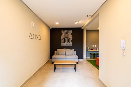 Apartamento para alugar com 30m², 1 quarto e sem vaga Apartamento para alugar com 30m², 1 quarto e sem vagaÁrea comum - Sala de jogos