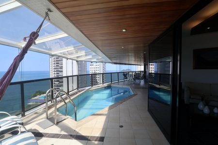 Varanda de apartamento para alugar com 5 quartos, 355m² em Jardim Asturias, Guarujá