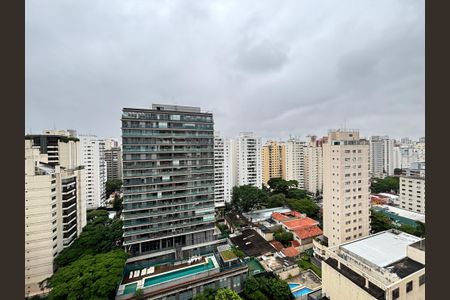 Vista de apartamento para alugar com 1 quarto, 45m² em Moema, São Paulo